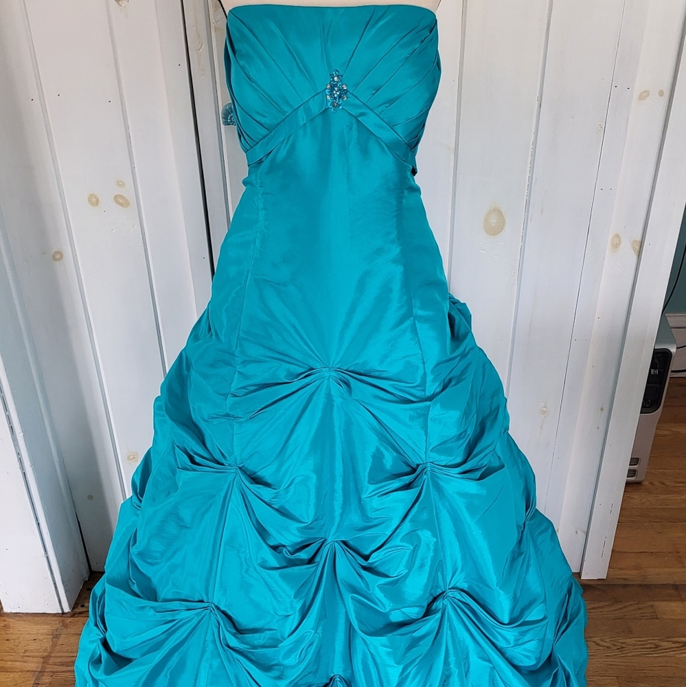 Strapless Pick Up Ball Gown Prom Dress Size 20W